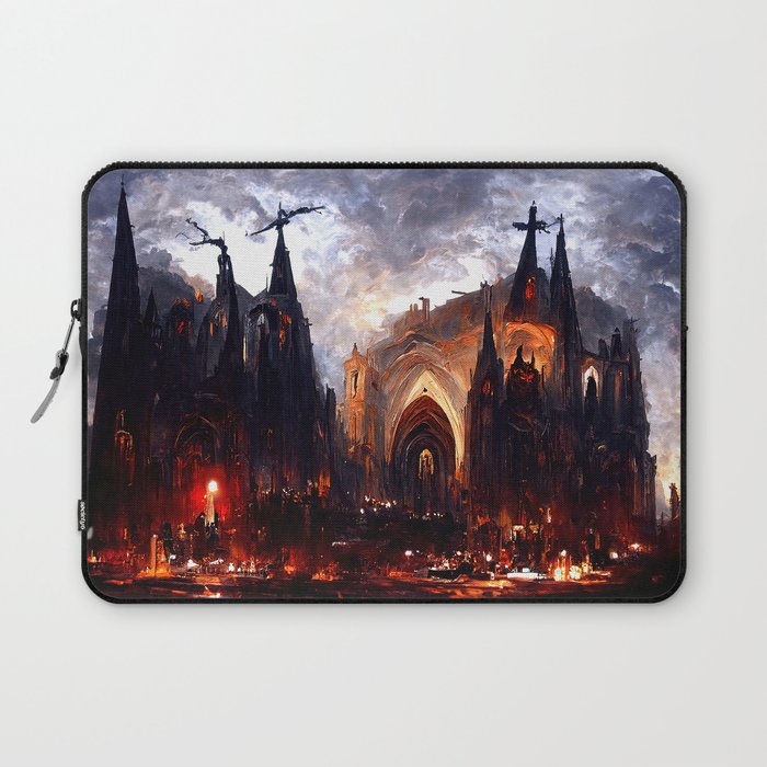 Lucifer Palace in Hell Laptop Sleeve Gallery Image 1
