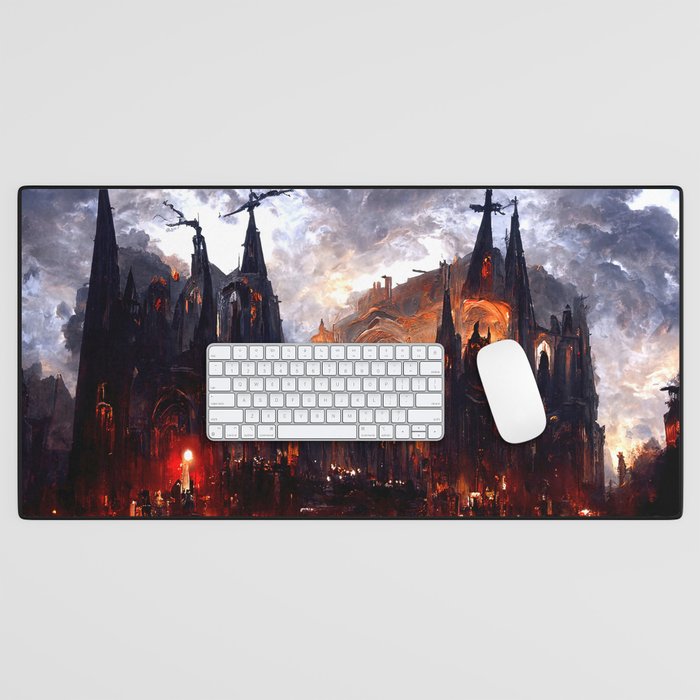 Lucifer Palace in Hell Desk Mat Gallery Image 1