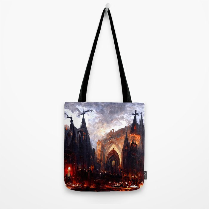 Lucifer Palace in Hell Tote Bag Gallery Image 2