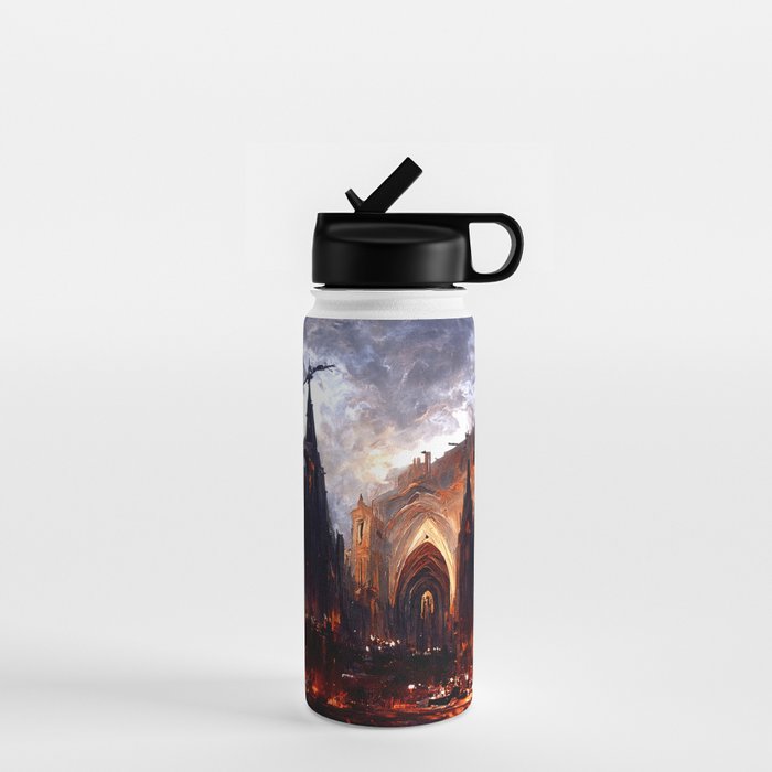 Lucifer Palace in Hell Water Bottle Gallery Image 1