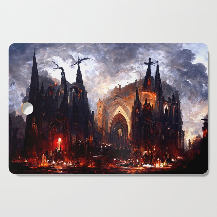 Lucifer Palace in Hell Cutting Board Gallery Image 1