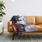 Lucifer Palace in Hell Throw Blanket Gallery Image 1
