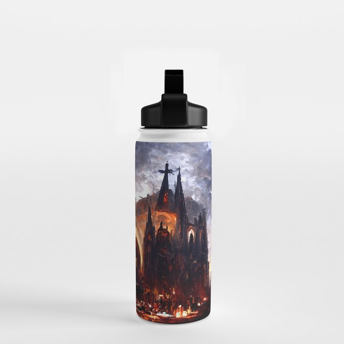 Lucifer Palace in Hell Water Bottle Gallery Image 2