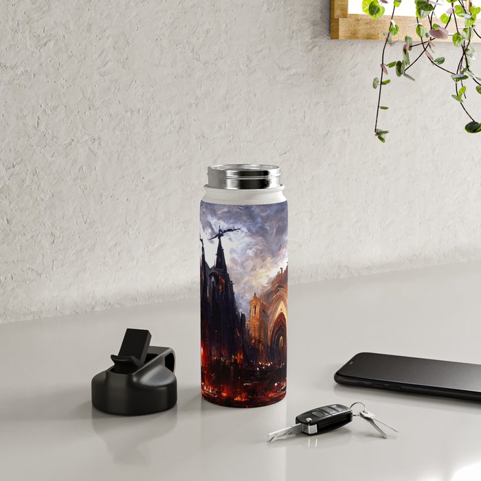 Lucifer Palace in Hell Water Bottle Gallery Image 4