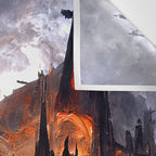 Lucifer Palace in Hell Wall Tapestry Gallery Image 3