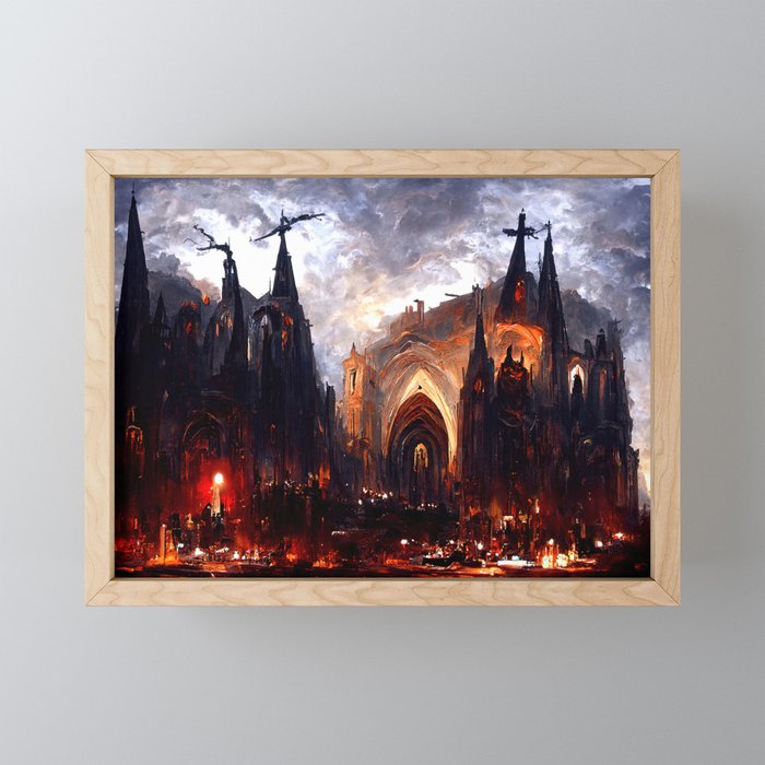 Lucifer Palace in Hell Mini Art Print Gallery Image 1