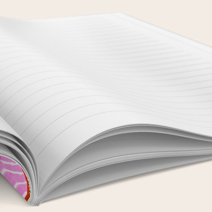 Red and Pink Mushroom print - Amsterdam Market Notebook Gallery Image 2