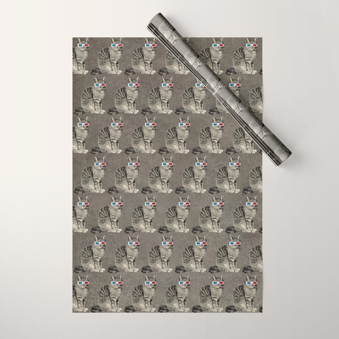 Holy Moly cat Wrapping Paper Gallery Image 1