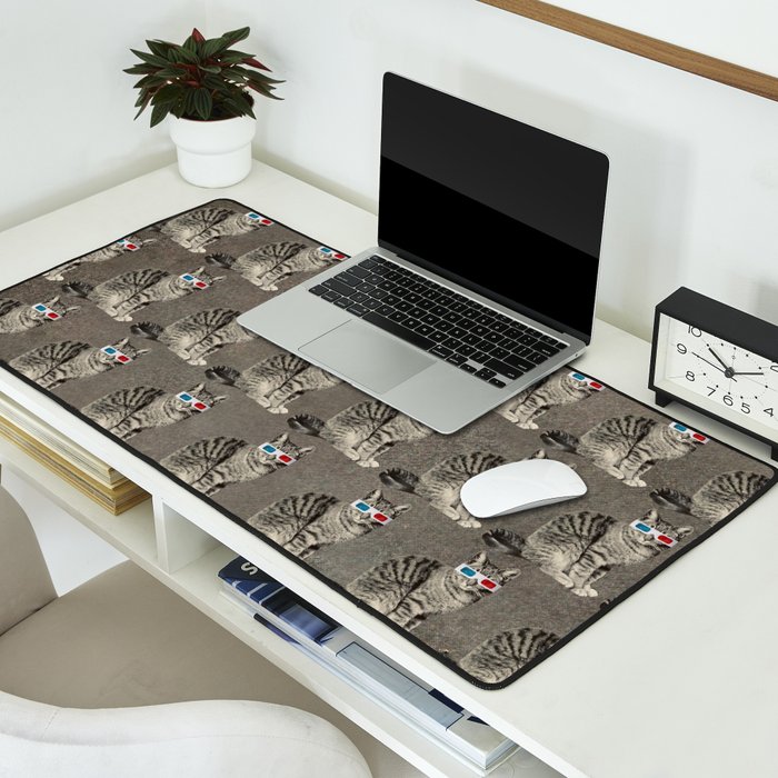 Holy Moly cat Desk Mat Gallery Image 2