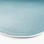 Tropical Dark Teal Inspired by Sherwin Williams 2020 Trending Color Oceanside SW6496 Watercolor Ombre Gradient Blend Abstract Art Bath Mat Gallery Image 3