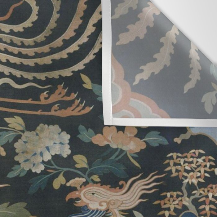 Antique 17th Century Phoenixes Chinese Qing Dynasty Tapestry Wall Tapestry Gallery Image 3