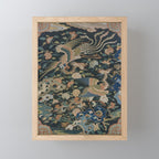 Antique 17th Century Phoenixes Chinese Qing Dynasty Tapestry Mini Art Print Gallery Image 1
