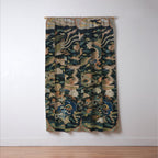 Antique 17th Century Phoenixes Chinese Qing Dynasty Tapestry Window Curtain Gallery Image 3