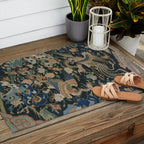 Antique 17th Century Phoenixes Chinese Qing Dynasty Tapestry Outdoor Rug Gallery Image 2