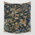 Antique 17th Century Phoenixes Chinese Qing Dynasty Tapestry Wall Tapestry Gallery Image 4