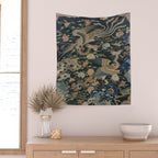 Antique 17th Century Phoenixes Chinese Qing Dynasty Tapestry Wall Tapestry Gallery Image 2