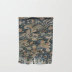 Antique 17th Century Phoenixes Chinese Qing Dynasty Tapestry Wall Hanging Gallery Image 1