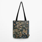 Antique 17th Century Phoenixes Chinese Qing Dynasty Tapestry Tote Bag Gallery Image 2