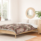 Bluebonnet Floral Brown Peach Multi Duvet Cover Gallery Image 2