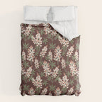 Bluebonnet Floral Brown Peach Multi Duvet Cover Gallery Image 6