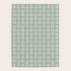 block print floral - sage Poster Gallery Image 4