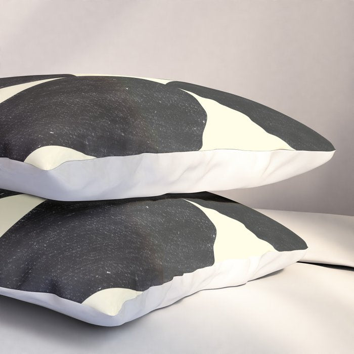 Abstract C009-black Pillow Sham Gallery Image 3