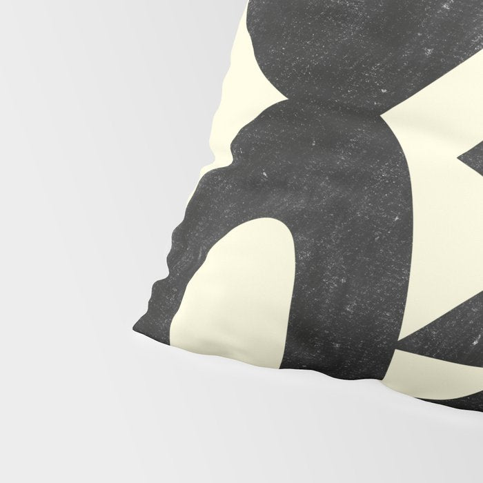 Abstract C009-black Pillow Sham Gallery Image 4
