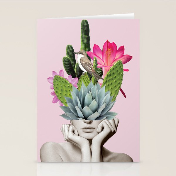 Cactus Lady Stationery Card Gallery Image 1
