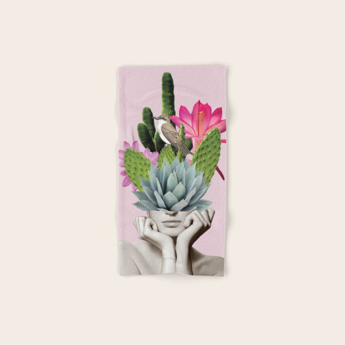 Cactus Lady Bath Towel Gallery Image 1