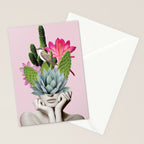 Cactus Lady Stationery Card Gallery Image 2
