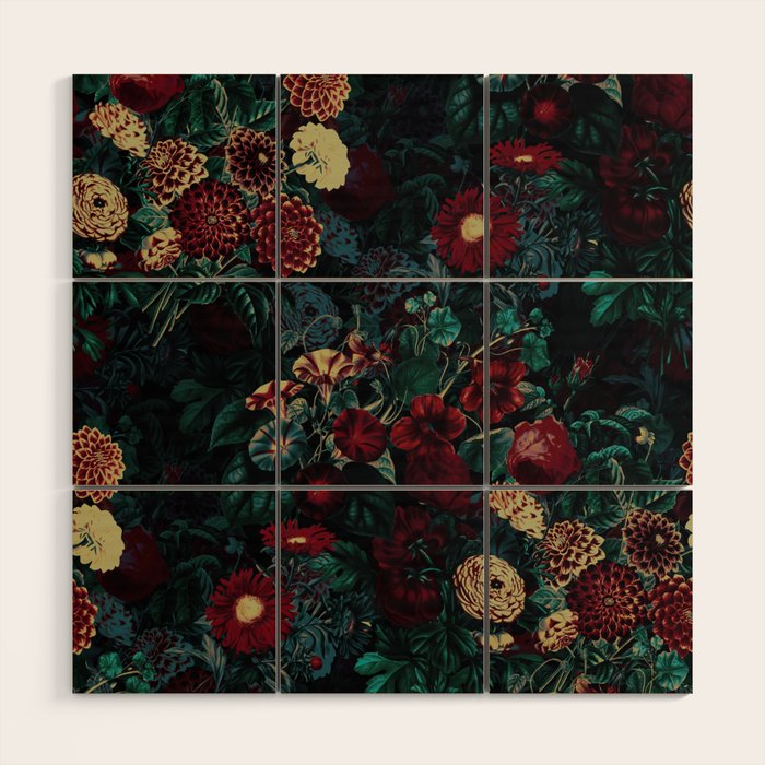 Night Garden XXXI Wood Wall Art Gallery Image 1