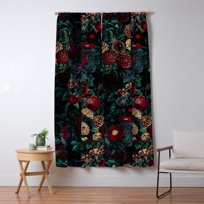 Night Garden XXXI Window Curtain Gallery Image 5