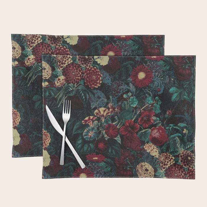 Night Garden XXXI Placemat Gallery Image 1
