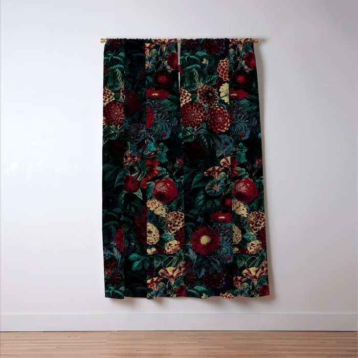 Night Garden XXXI Window Curtain Gallery Image 3