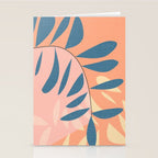 Abstract Blue Branch Stationery Card Gallery Image 2