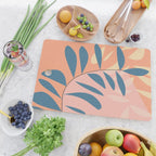 Abstract Blue Branch Cutting Board Gallery Image 2