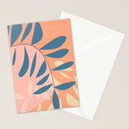 Abstract Blue Branch Stationery Card Gallery Image 2