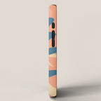 Abstract Blue Branch iPhone Case Gallery Image 2