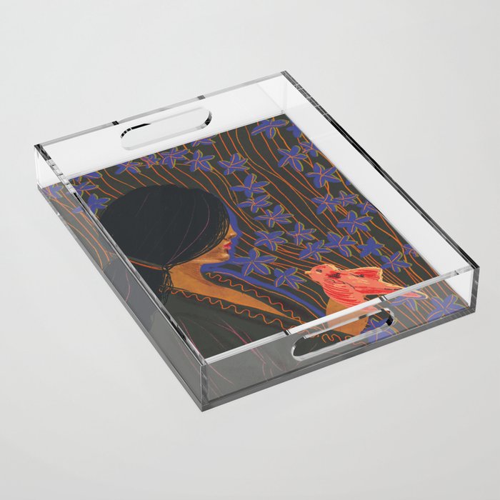 Lady bird Acrylic Tray Gallery Image 1