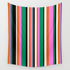Classic Stripes XIV - Bold Retro Wall Tapestry Gallery Image 4