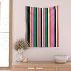 Classic Stripes XIV - Bold Retro Wall Tapestry Gallery Image 2