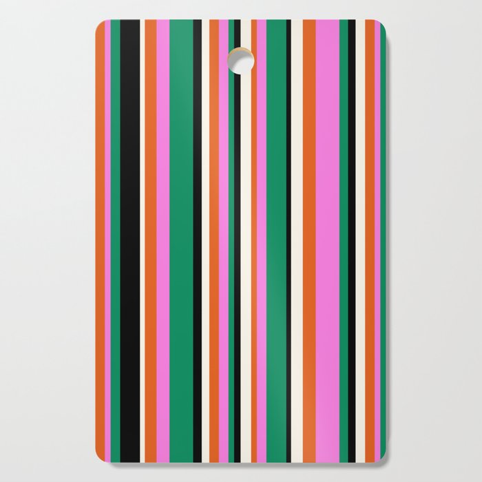 Classic Stripes XIV - Bold Retro Cutting Board Gallery Image 1