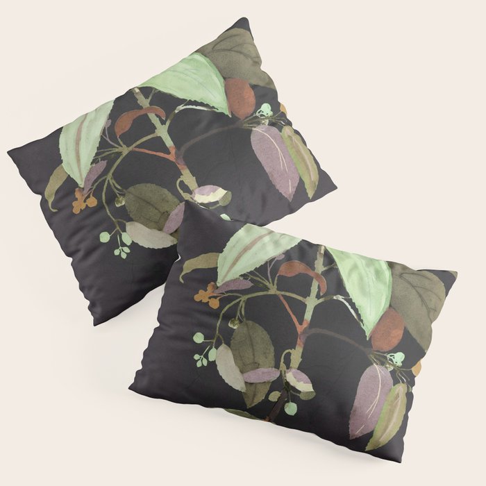 Night Plant Pillow Sham Gallery Image 3