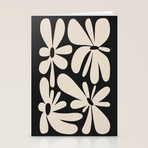 Bloom: Black & White Matisse Edition Stationery Card Gallery Image 1