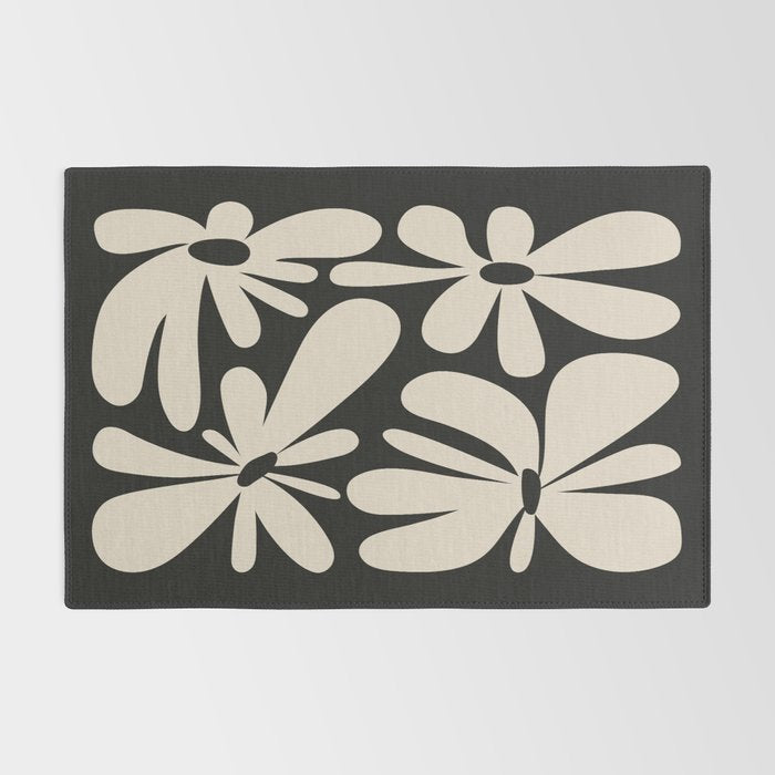 Bloom: Black & White Matisse Edition Rug Gallery Image 2