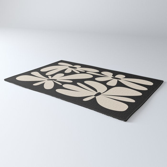 Bloom: Black & White Matisse Edition Rug Gallery Image 3