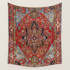 Heriz  Antique Persian Rug Print Wall Tapestry Gallery Image 4