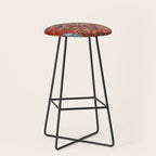Heriz  Antique Persian Rug Print Stool Gallery Image 1