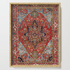 Heriz  Antique Persian Rug Print Serving Tray Gallery Image 1