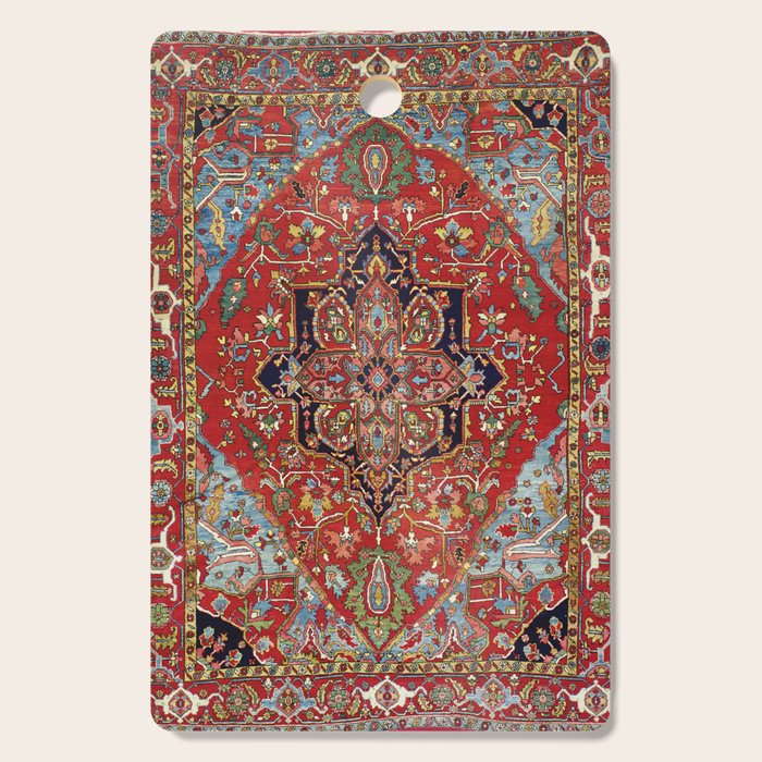 Heriz  Antique Persian Rug Print Cutting Board Gallery Image 1